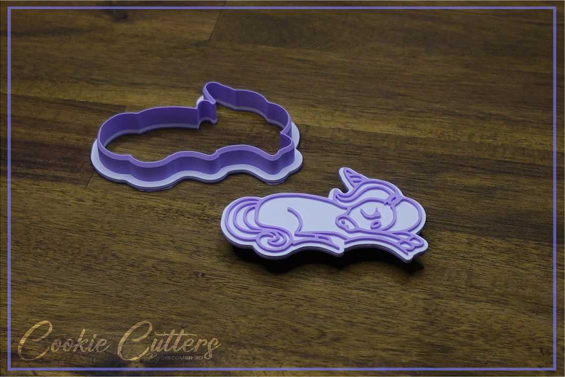 Unicorn Cookie Cutter/Stamp Embosser #2