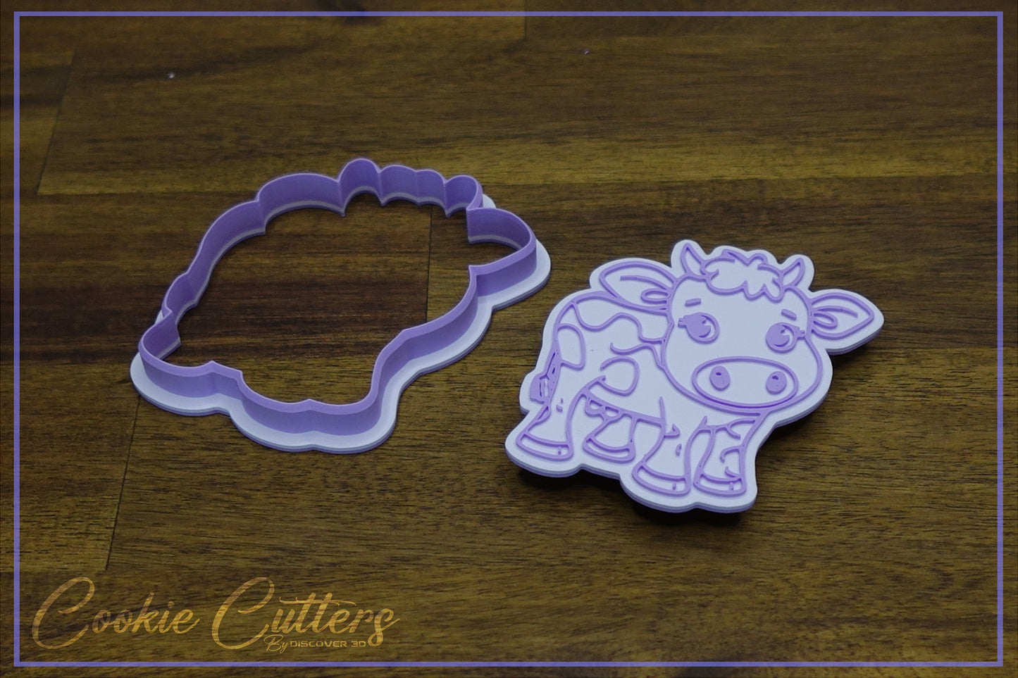 Cow Farm Animal Cookie Cutter/Stamp Embosser #FA9