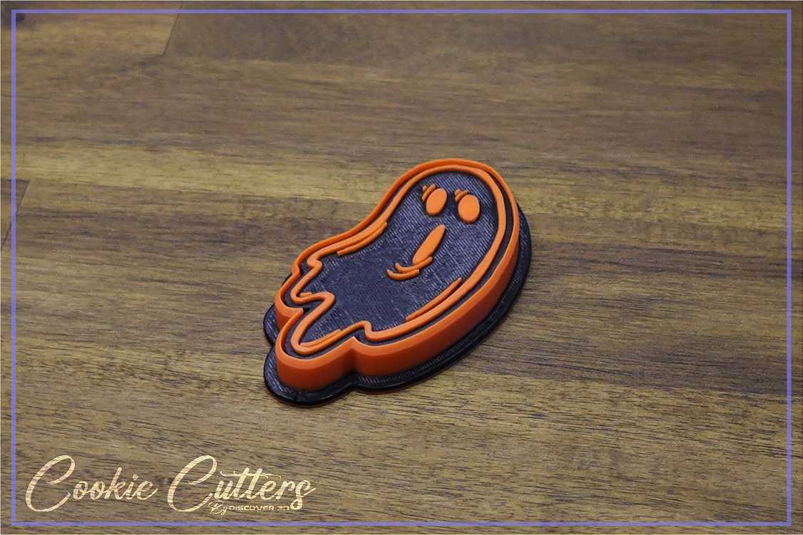 Halloween Ghost Cookie Cutter/Stamp Embosser #HW3