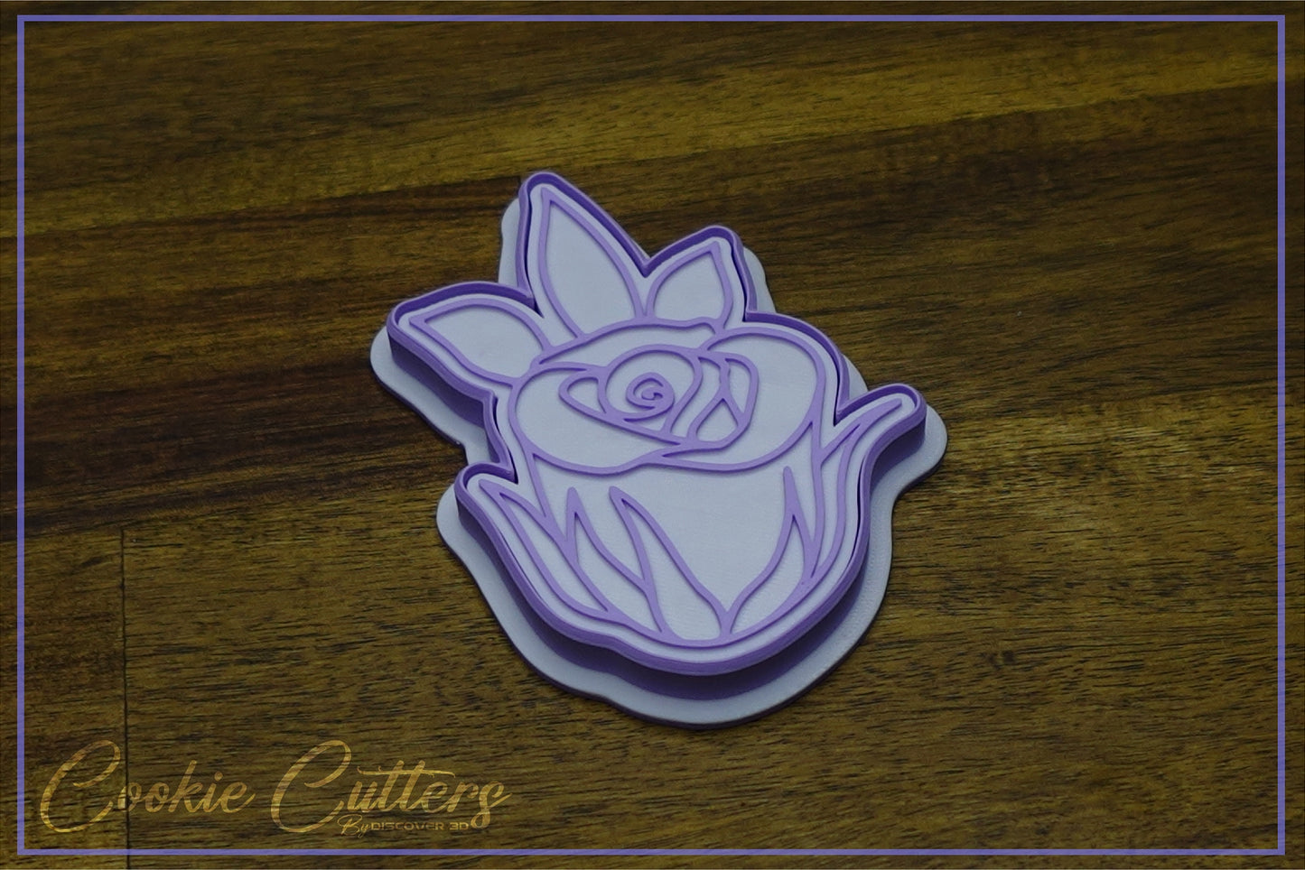 Rose Floral Flower Cookie Cutter/Stamp Embosser #FL1