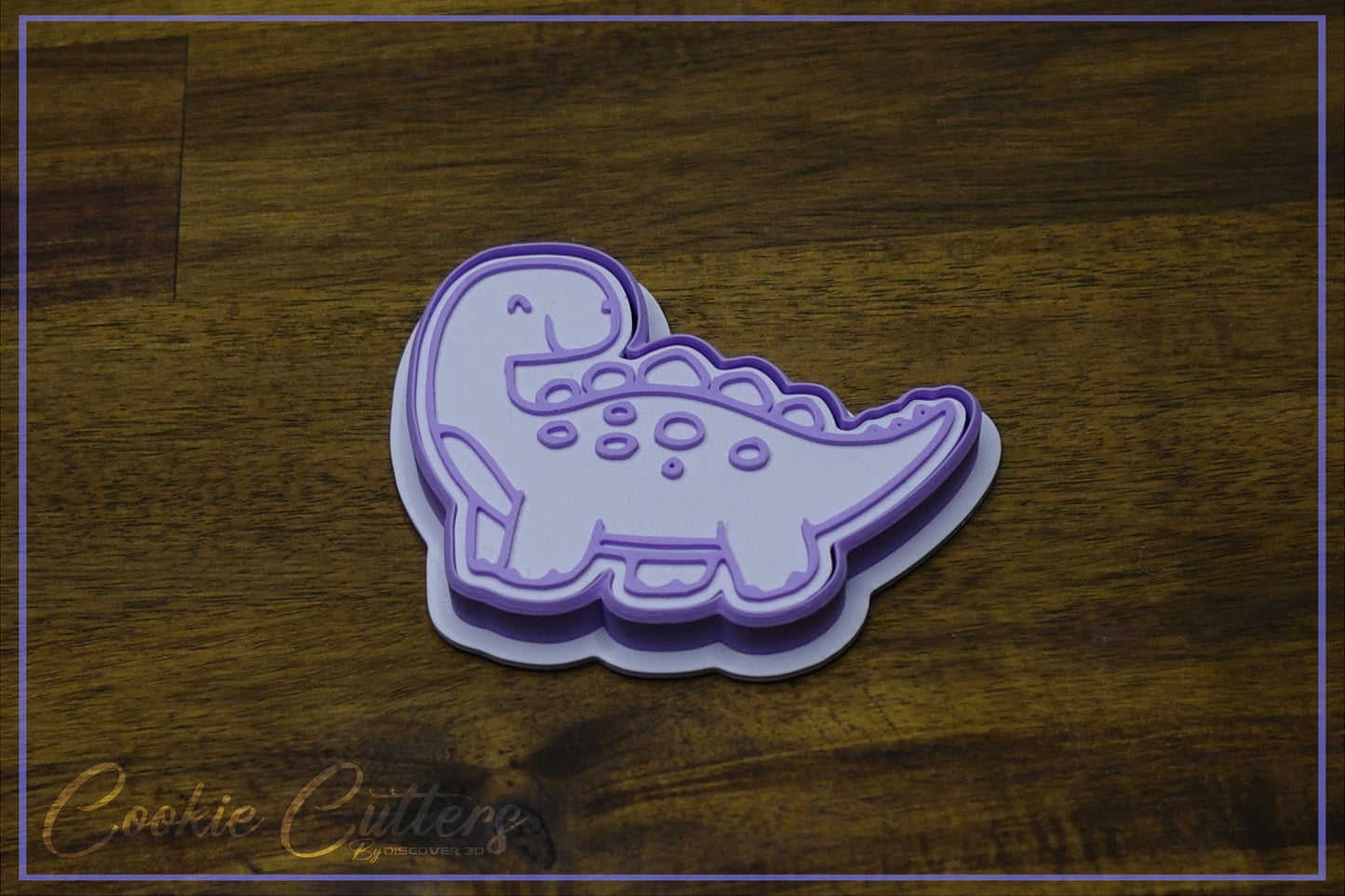 Brontosaurus Dinosaur Cookie Cutter/Stamp Embosser #D6