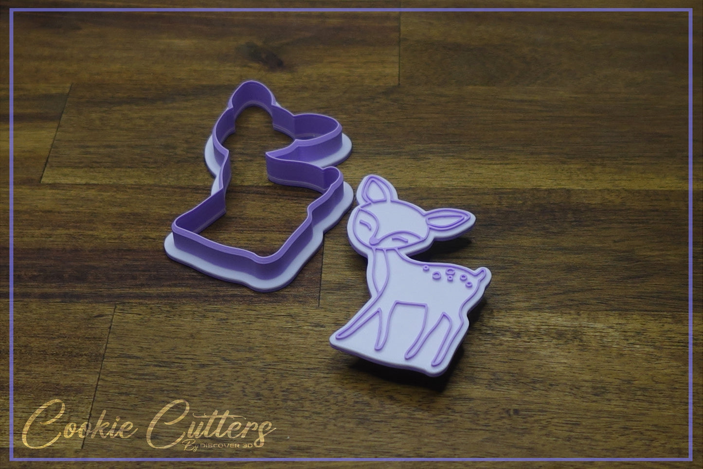 Cute Baby Deer Bambi Woodland Animal Themed Cookie Cutter/Stamp Embosser #WA14