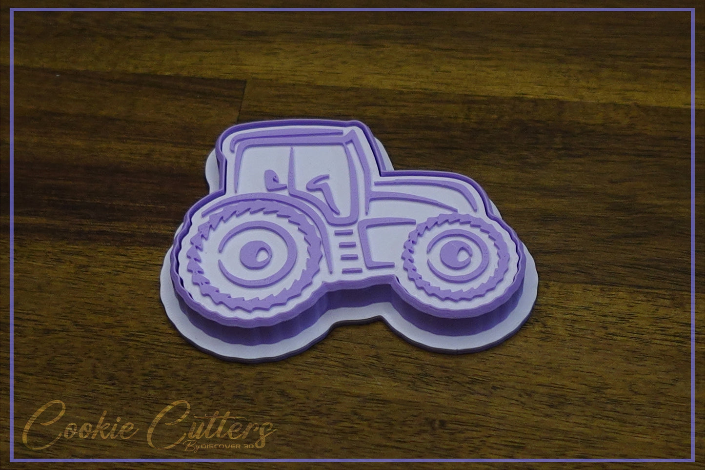 Farm Tractor Cookie Cutter/Stamp Embosser #CTT3