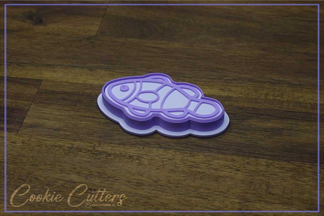Fish Cookie Cutter/Stamp Embosser #UW4