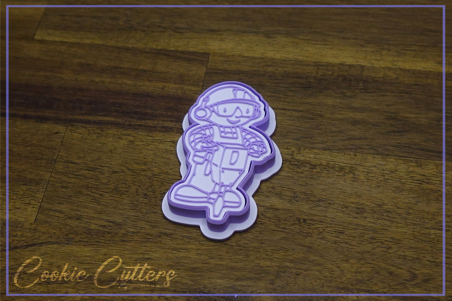 Builder Character Inspired By Bob Cookie Cutter/Stamp Embosser #KN8