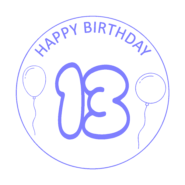 Happy Birthday Round (Select Age) Cutter/Stamp Embosser