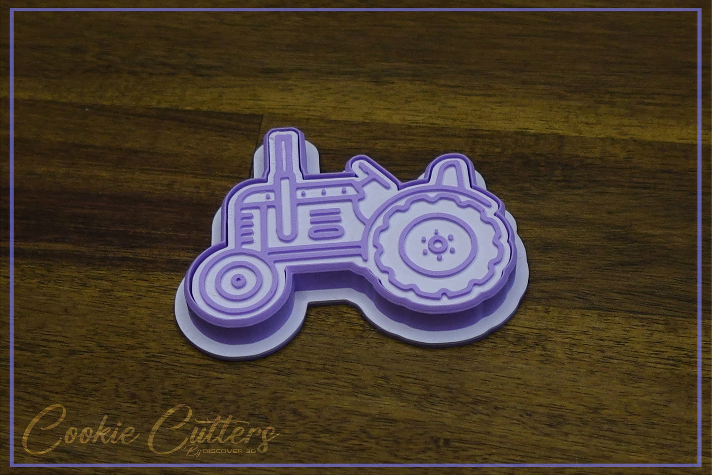 Old Farm Tractor Cookie Cutter/Stamp Embosser #CTT4