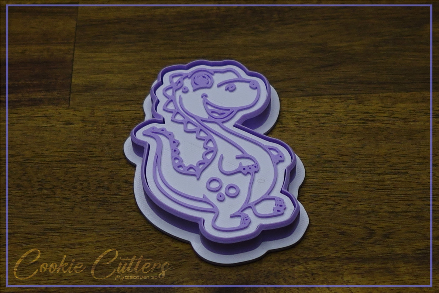 Dinosaur Cookie Cutter/Stamp Embosser #D10