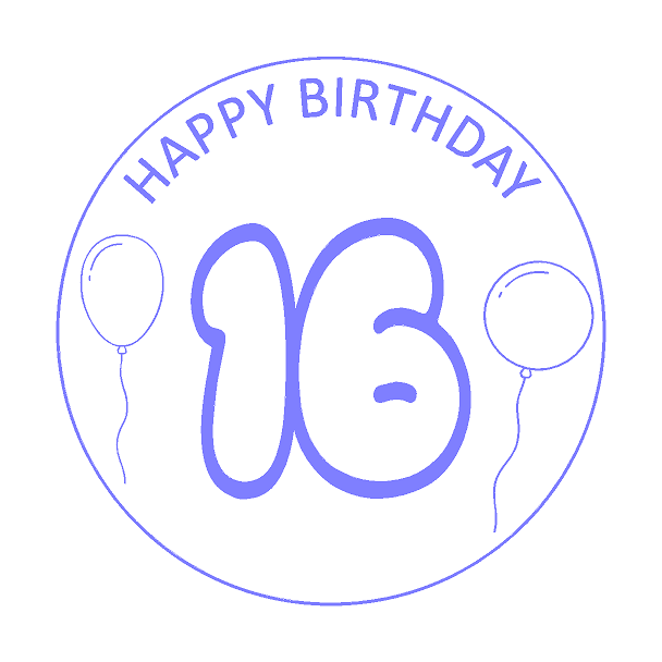 Happy Birthday Round (Select Age) Cutter/Stamp Embosser