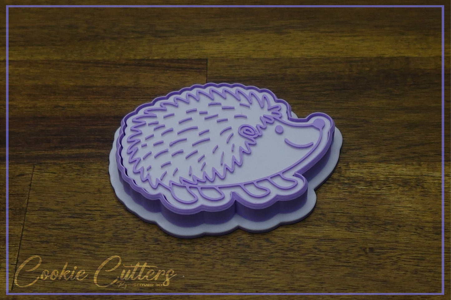 Hedgehog Woodland Animal Themed Cookie Cutter/Stamp Embosser #WA15