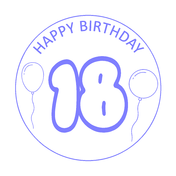 Happy Birthday Round (Select Age) Cutter/Stamp Embosser