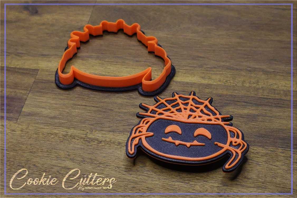 Halloween Spider Cookie Cutter/Stamp Embosser #HW4