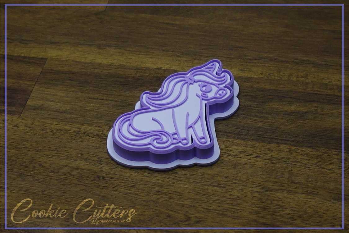 Unicorn Cookie Cutter/Stamp Embosser #3