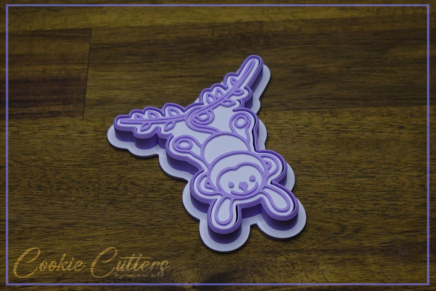 Hanging Monkey Cookie Cutter/Stamp Embosser #JS1