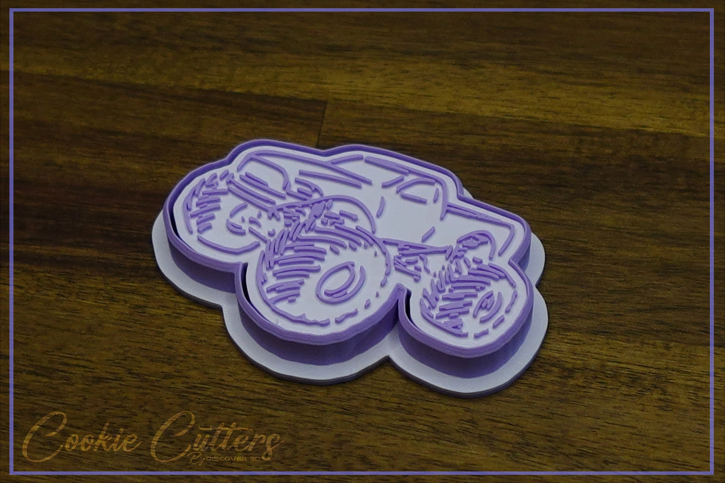 Monster Truck Cookie Cutter/Stamp Embosser #CTT1