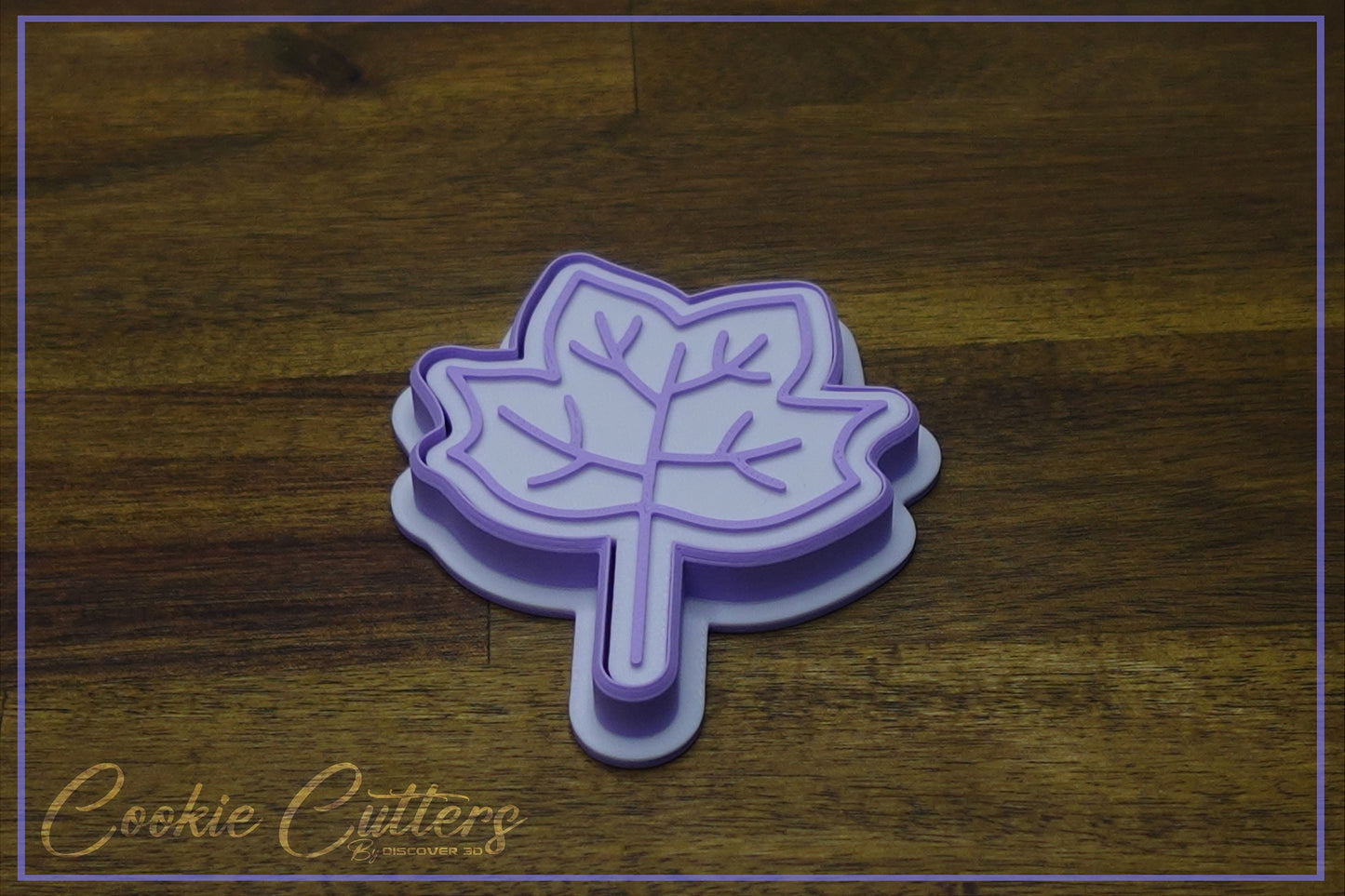 Tree Leaf Plant Woodland Themed Cookie Cutter/Stamp Embosser #WA17