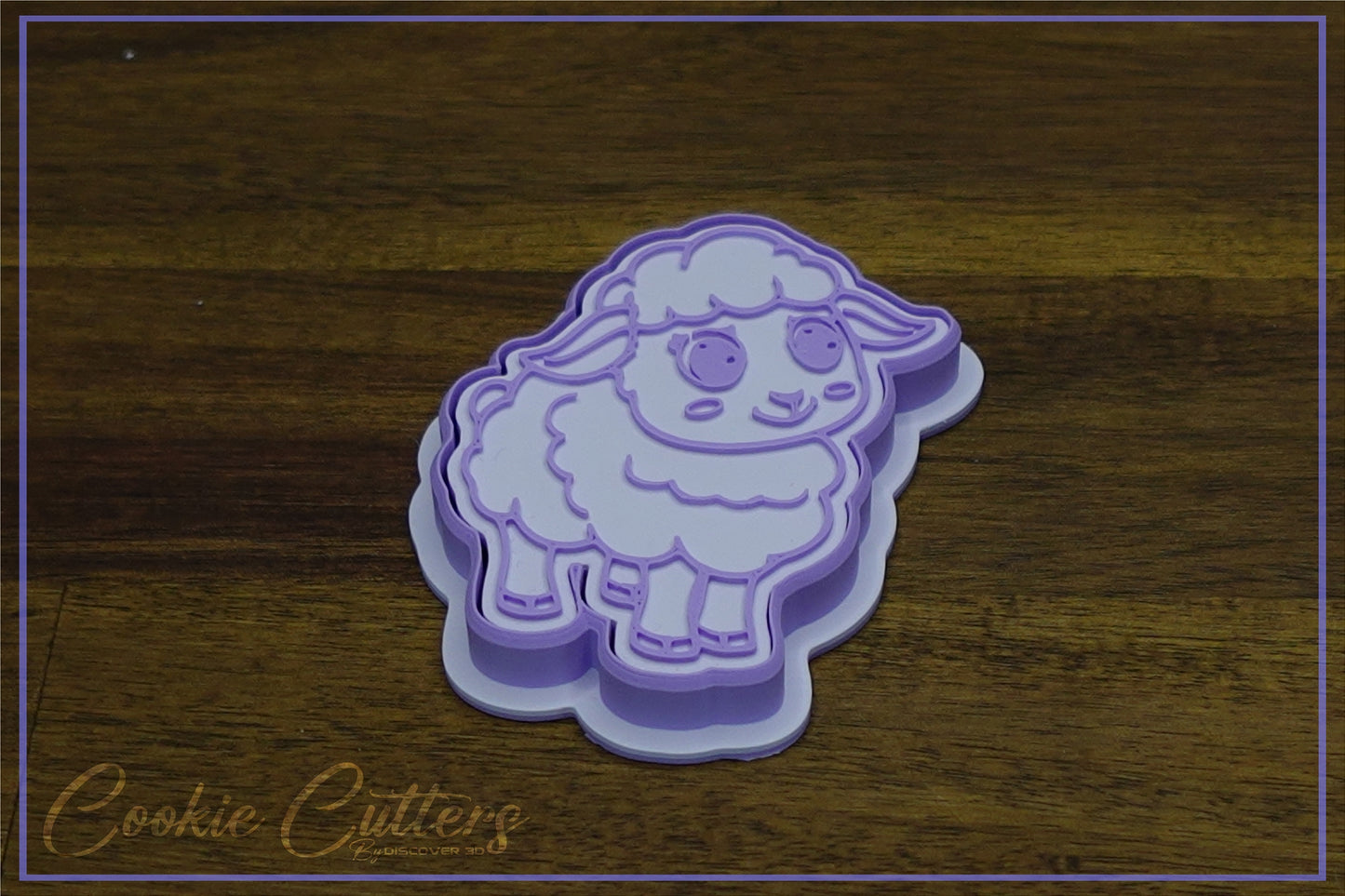 Sheep Farm Animal Cookie Cutter/Stamp Embosser #FA8