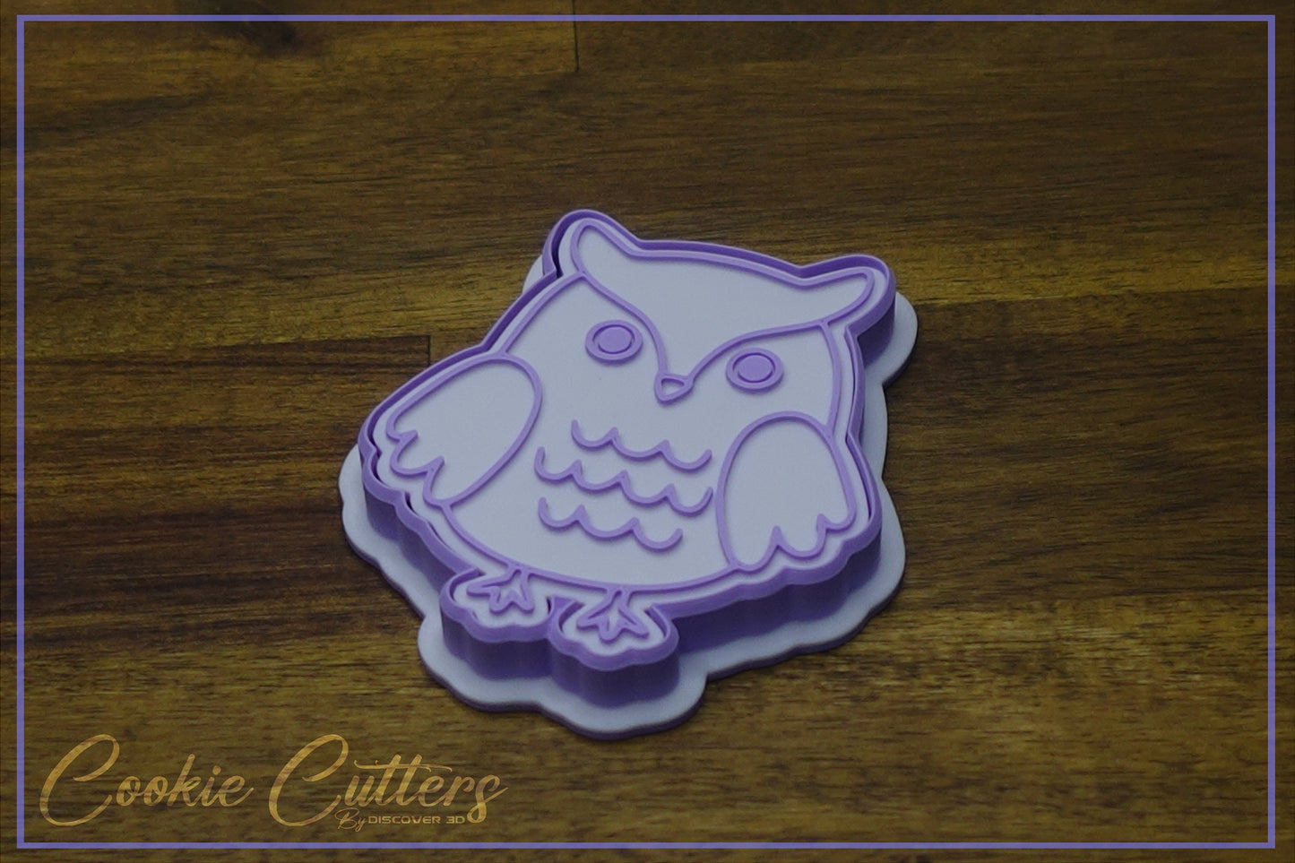 Owl Woodland Animal Themed Cookie Cutter/Stamp Embosser #WA11