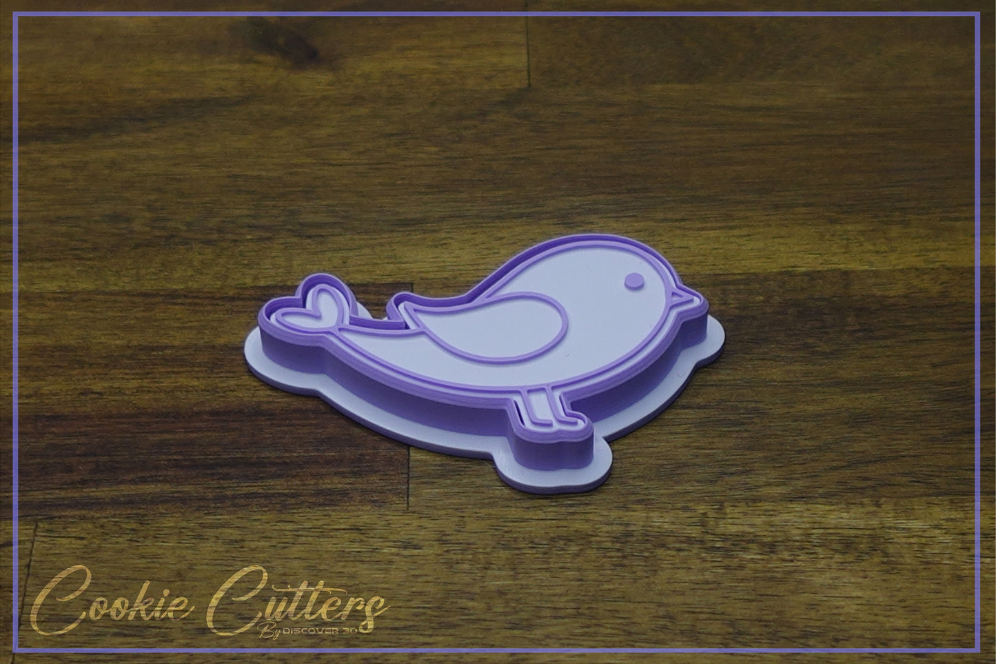 Bird Woodland Animal Themed Cookie Cutter/Stamp Embosser #WA9