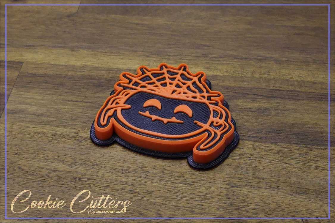 Halloween Spider Cookie Cutter/Stamp Embosser #HW4