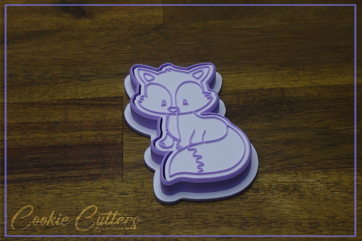 Fox Woodland Animal Themed Cookie Cutter/Stamp Embosser #WA1