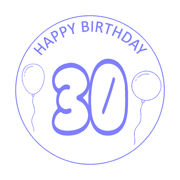 Happy Birthday Round (Select Age) Cutter/Stamp Embosser