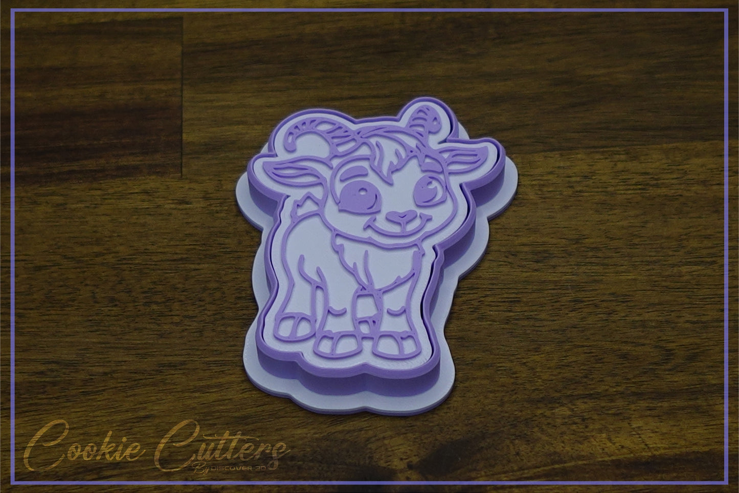 Goat Farm Animal Cookie Cutter/Stamp Embosser #FA12