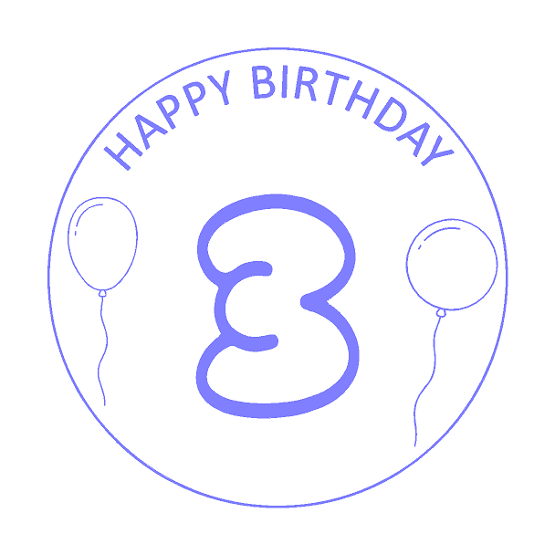 Happy Birthday Round (Select Age) Cutter/Stamp Embosser