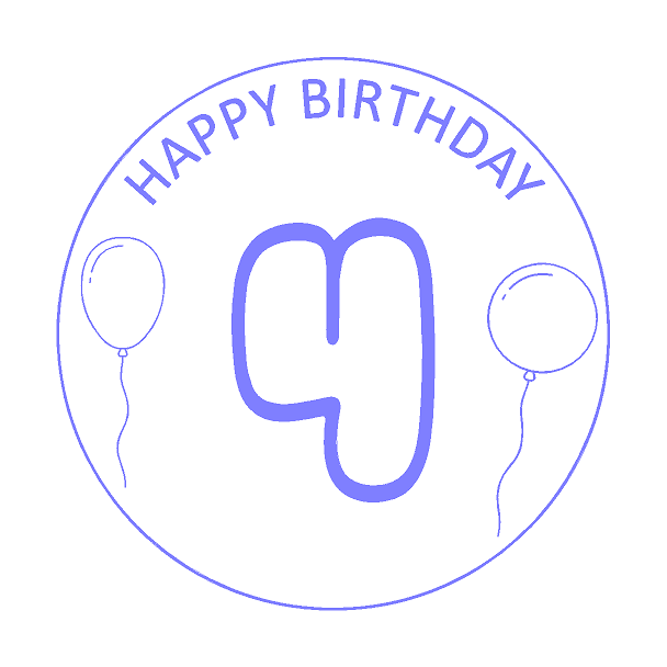 Happy Birthday Round (Select Age) Cutter/Stamp Embosser