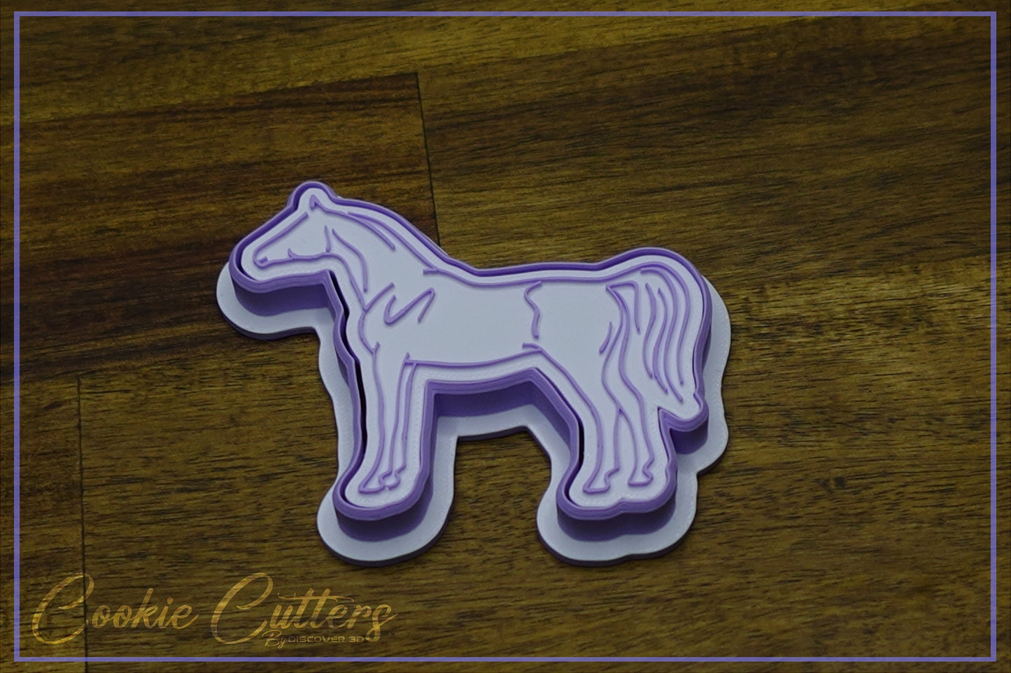Horse Cookie Cutter/Stamp Embosser #HS4