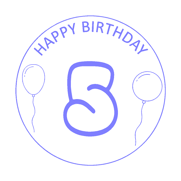 Happy Birthday Round (Select Age) Cutter/Stamp Embosser