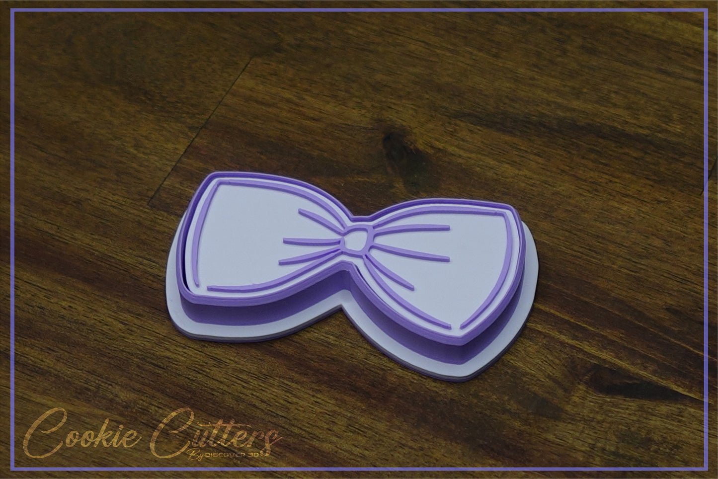 Bowtie Cookie Cutter/Stamp Embosser #BBC8