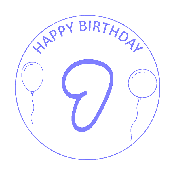 Happy Birthday Round (Select Age) Cutter/Stamp Embosser