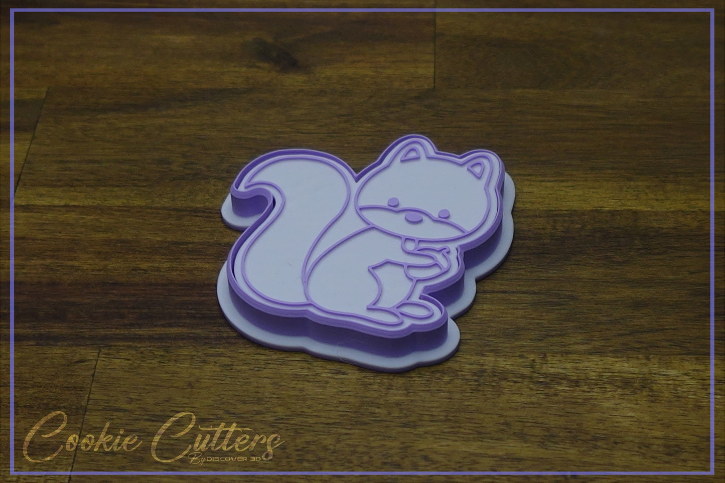 Chipmunk Squirrel Woodland Animal Themed Cookie Cutter/Stamp Embosser #WA12