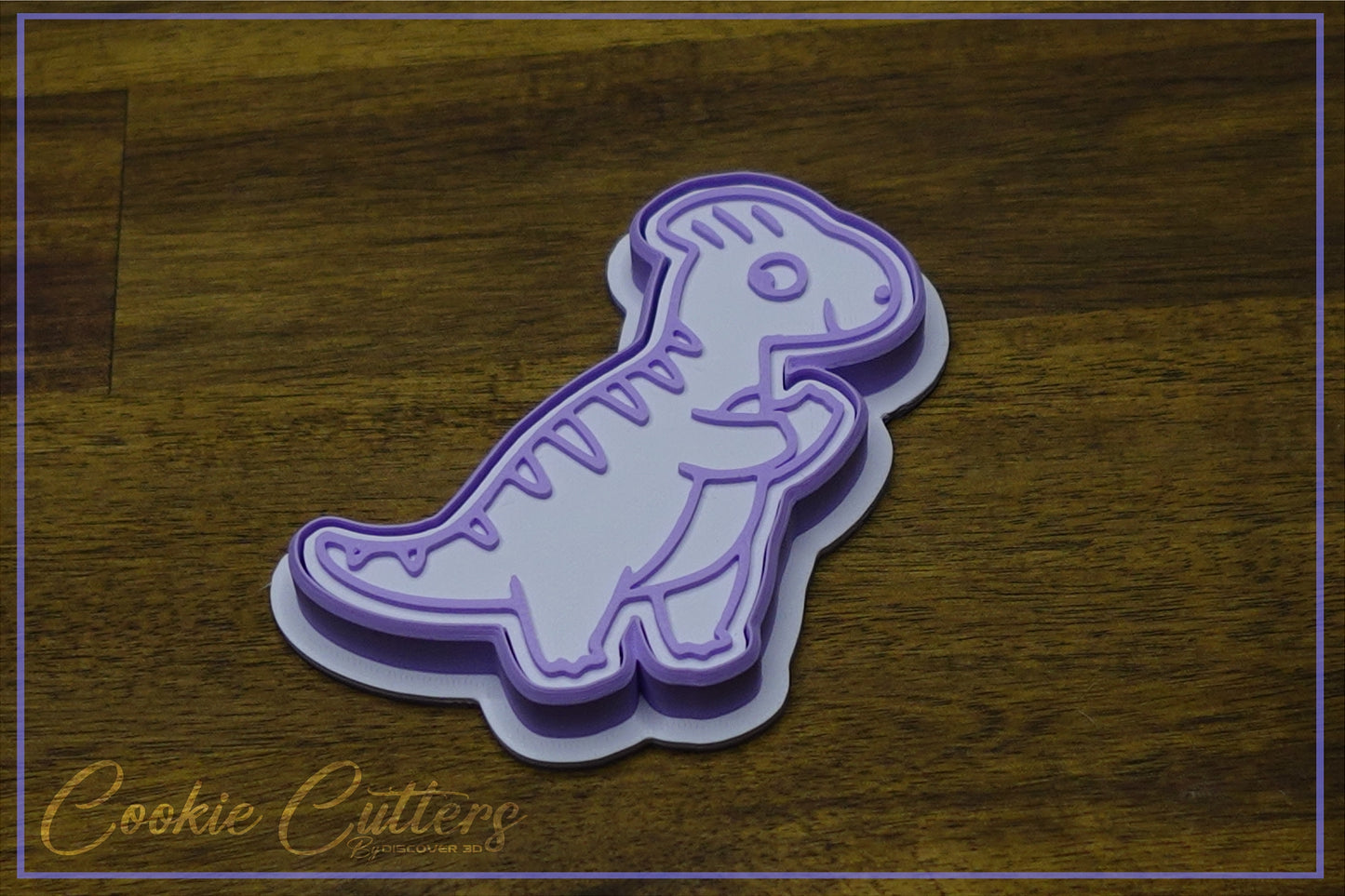 Dinosaur Cookie Cutter/Stamp Embosser #D3