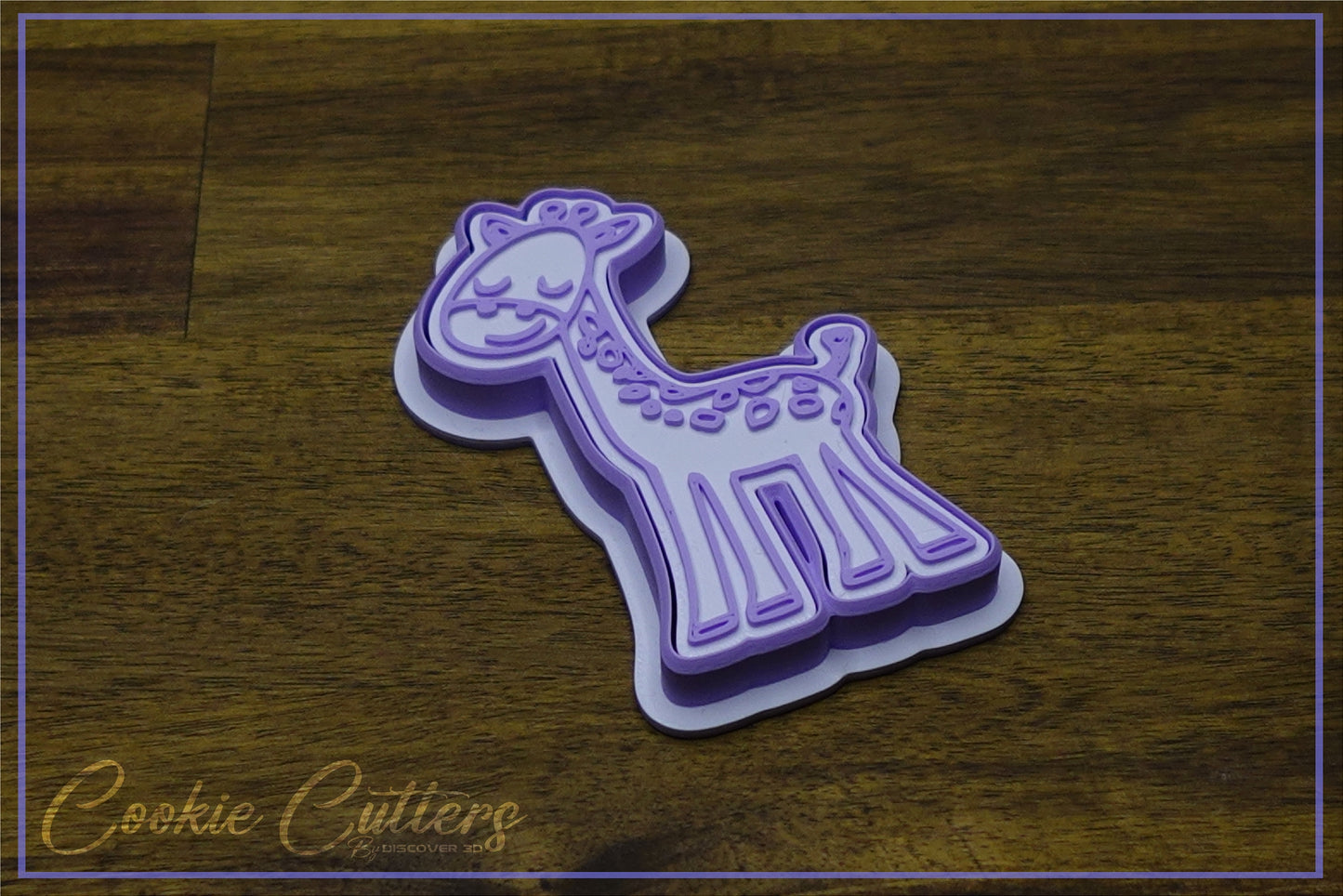 Giraffe Cookie Cutter/Stamp Embosser #JS3