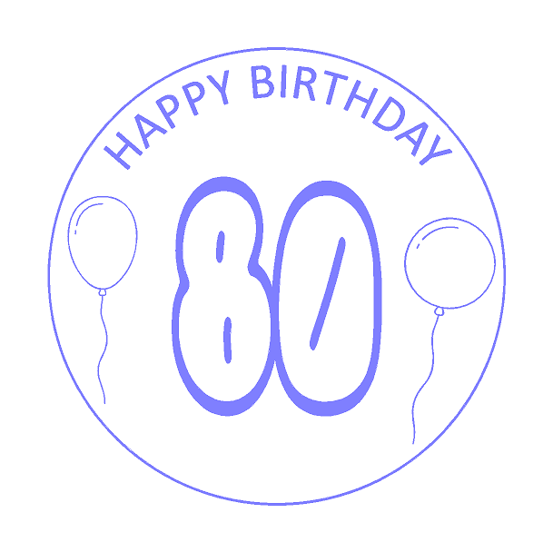 Happy Birthday Round (Select Age) Cutter/Stamp Embosser