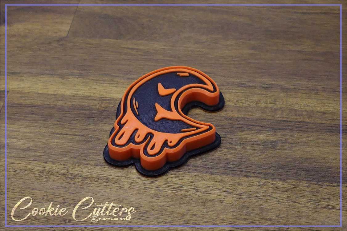 Halloween Spooky Moon Cookie Cutter/Stamp Embosser #HW8
