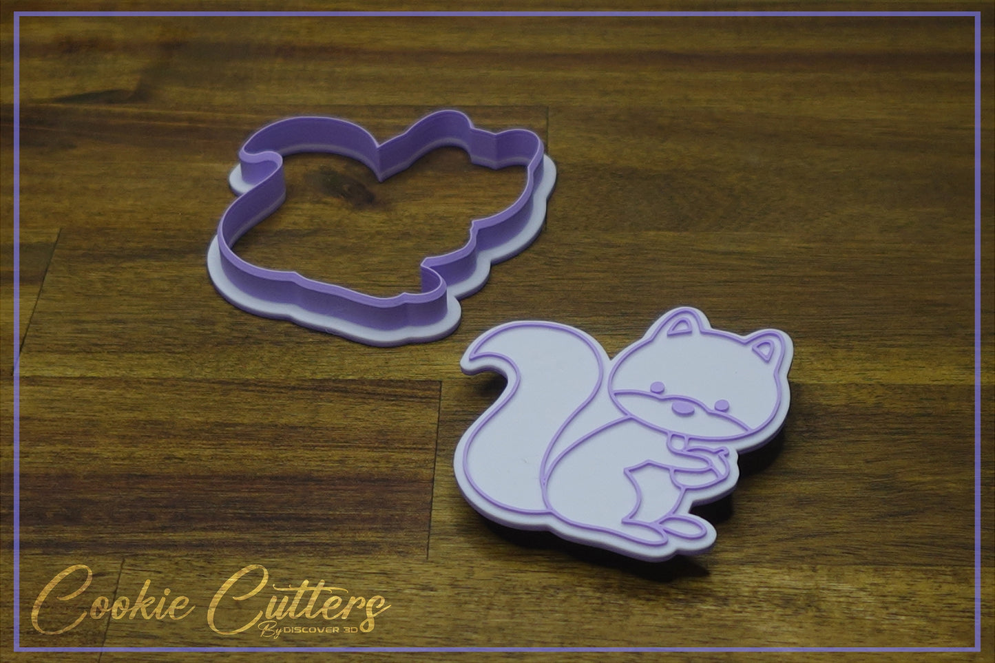Chipmunk Squirrel Woodland Animal Themed Cookie Cutter/Stamp Embosser #WA12