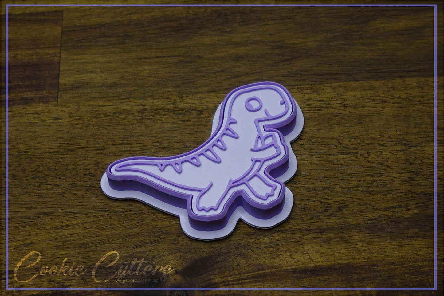 Dinosaur Cookie Cutter/Stamp Embosser #D5
