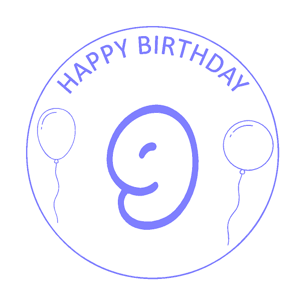 Happy Birthday Round (Select Age) Cutter/Stamp Embosser