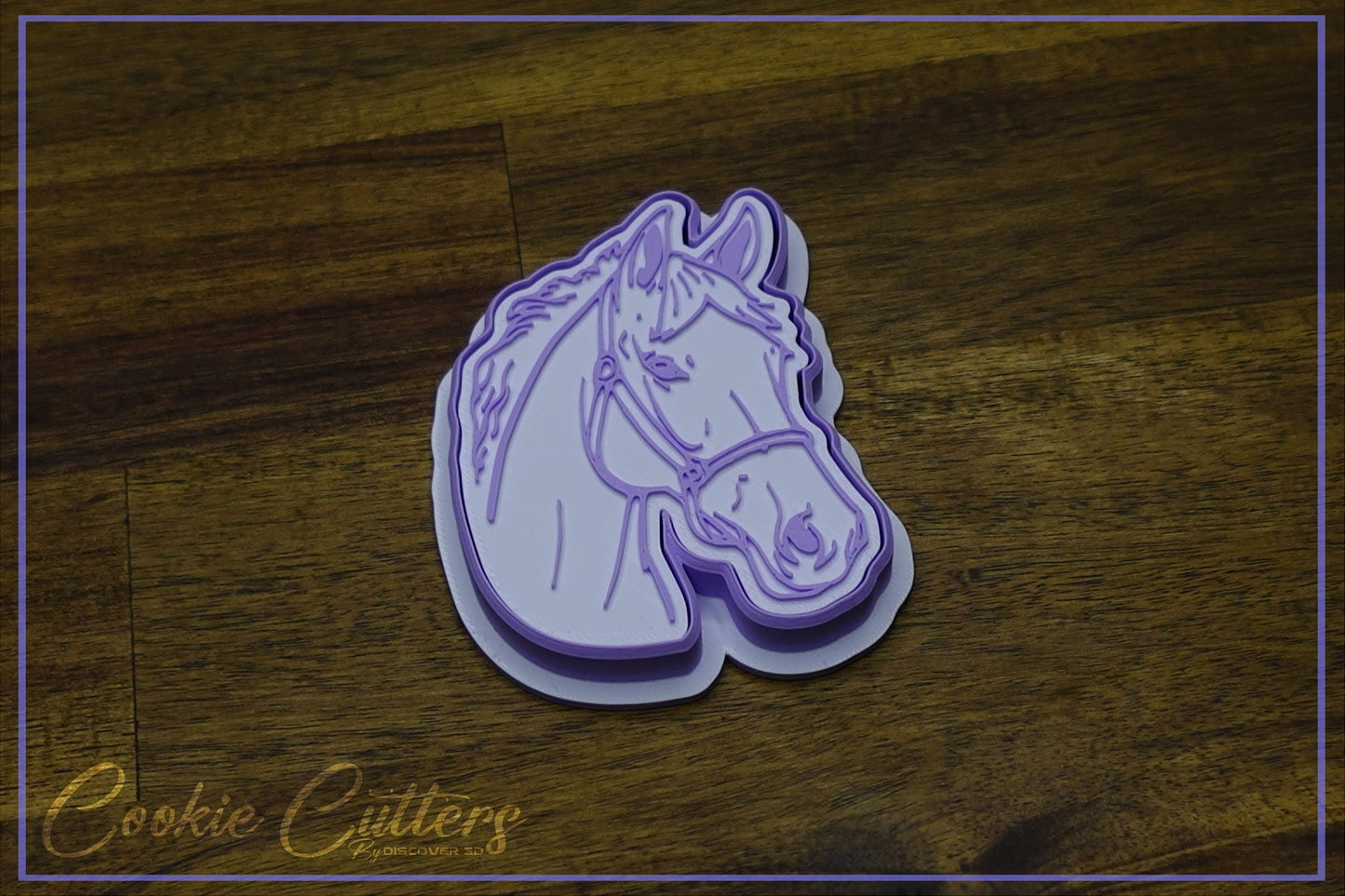Horse Head Cookie Cutter/Stamp Embosser #HS8