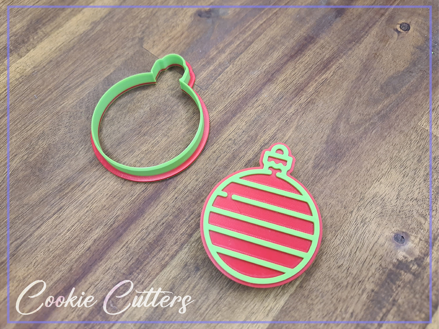Christmas Ball Decoration Cookie Cutter/Stamp Embosser