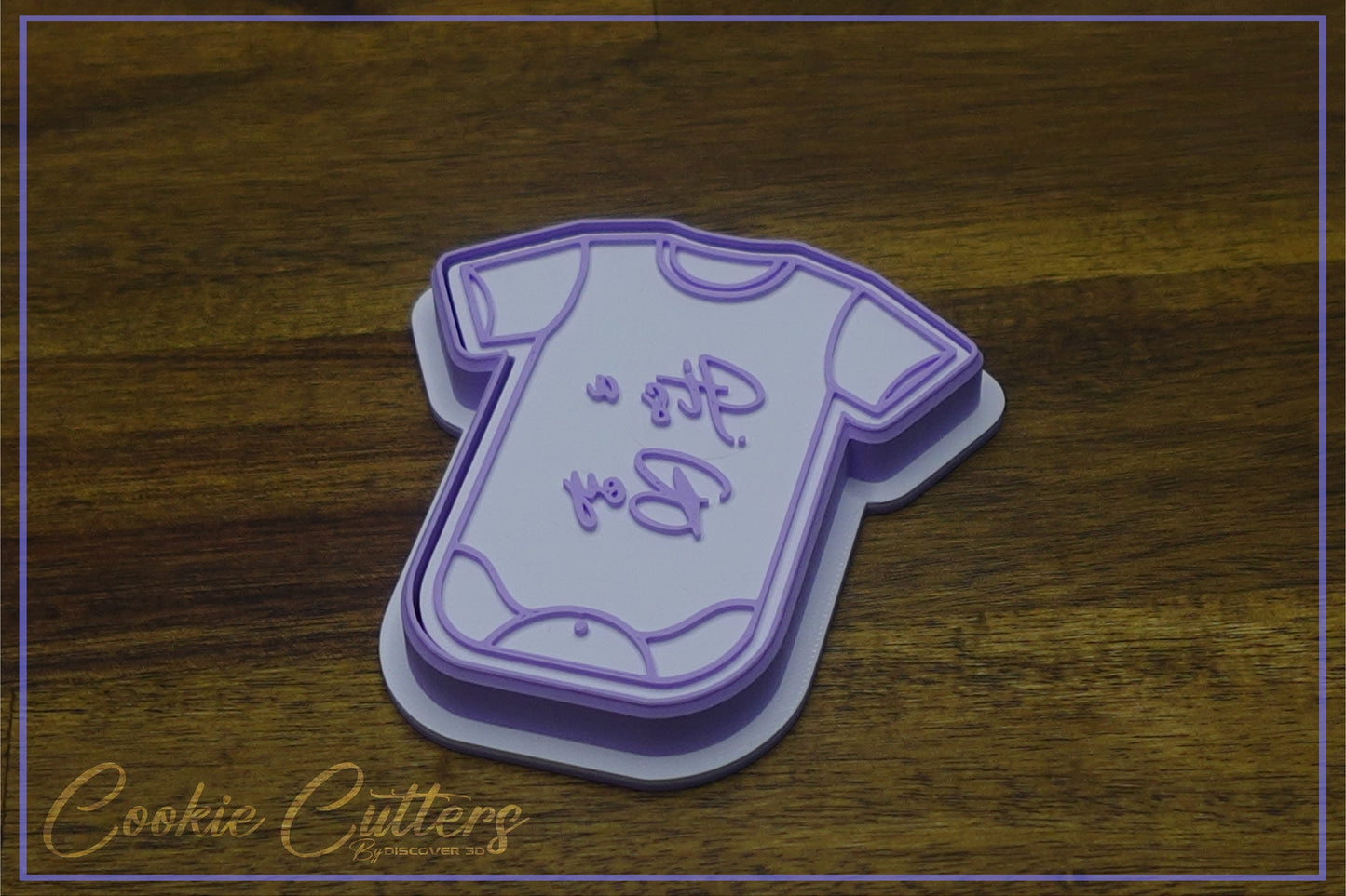 It's a Boy Baby Jump Suit Onesie Cookie Cutter/Stamp Embosser #BN5