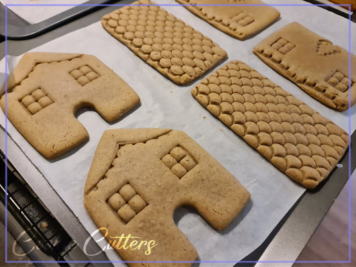 A Gingerbread House Cutter/Stamp Kit Christmas