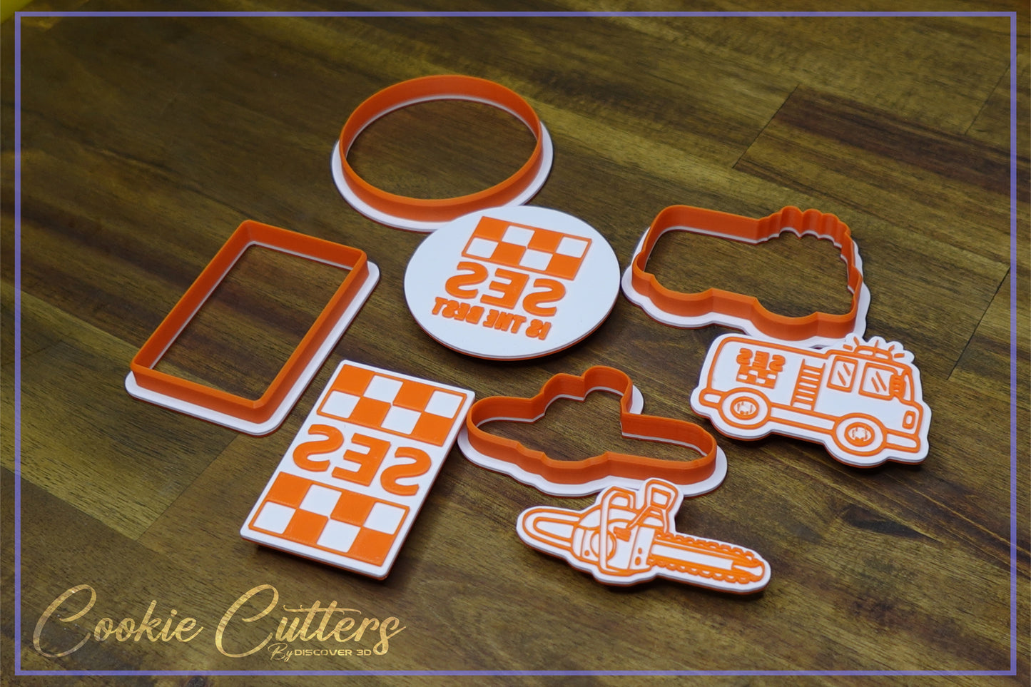 SES Themed Cookie Cutter/Stamp Set