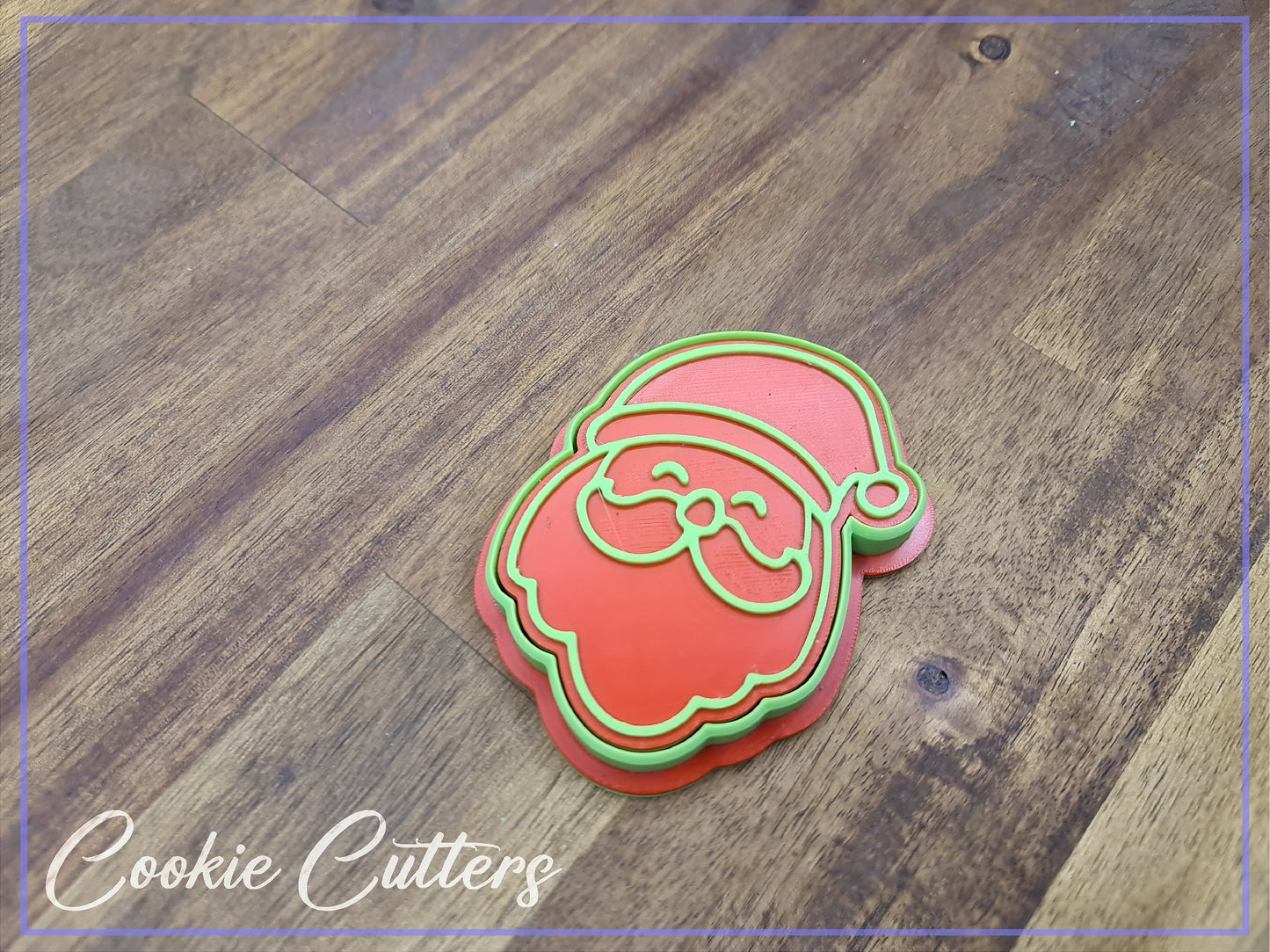Christmas Santa Cookie Cutter/Stamp Embosser