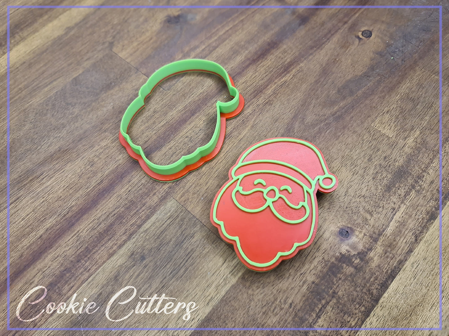 Christmas Santa Cookie Cutter/Stamp Embosser
