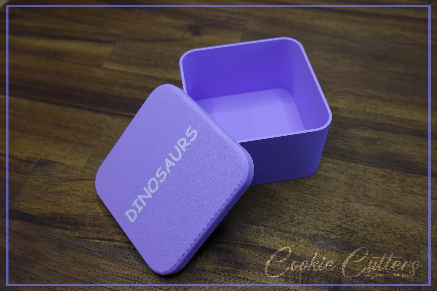 Dinosaur Cookie Cutter Storage Container