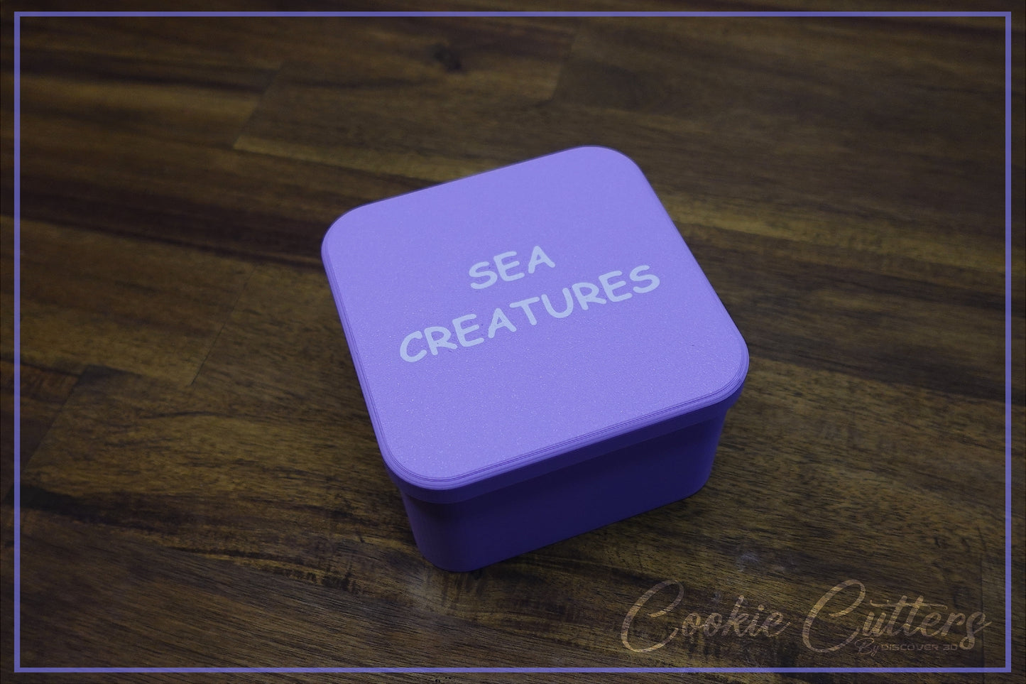 Sea Creature Cookie Cutter Storage Container